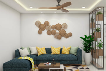 Contemporary Compact Living Room Design With Vibrant Interiors